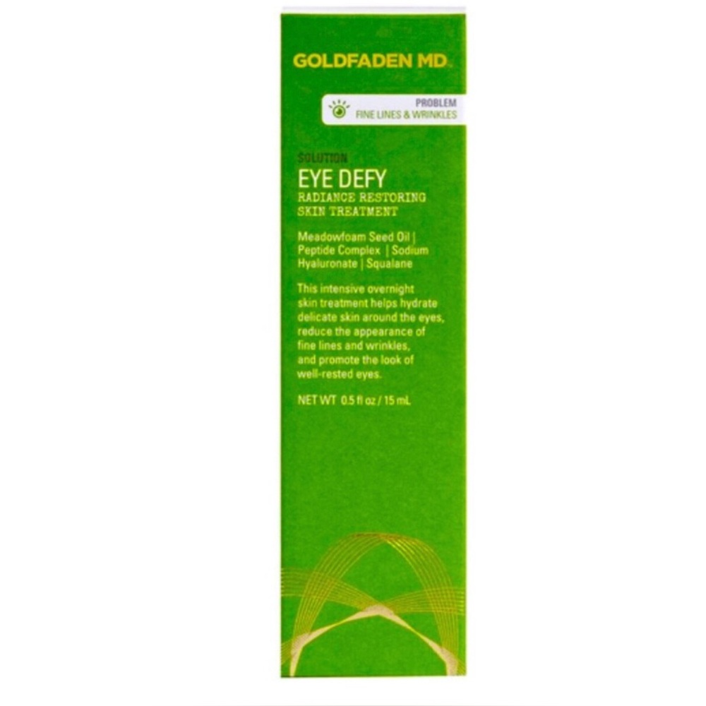 NEW Goldfaden MD Eye Defy Radiance Restoring Skin Treatment Hydration 15 mL